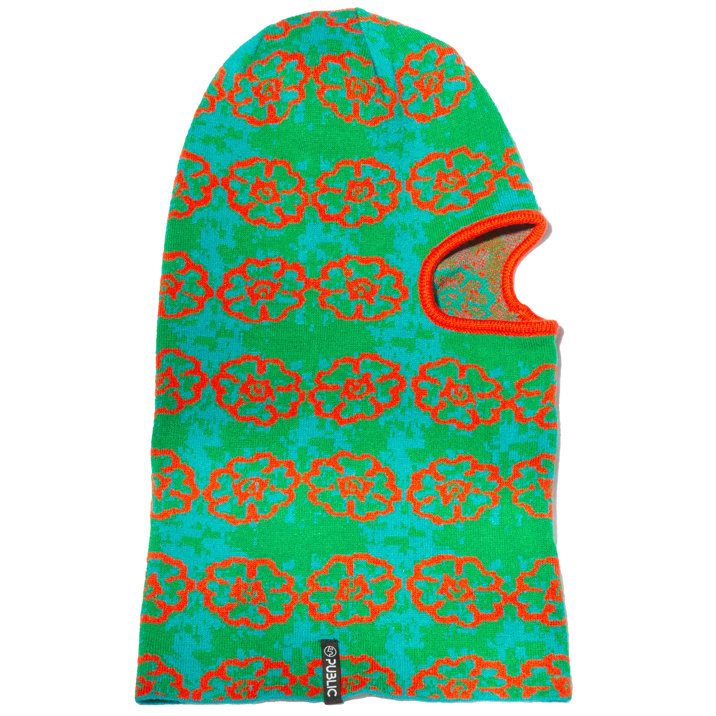 Flower Balaclava - Green
