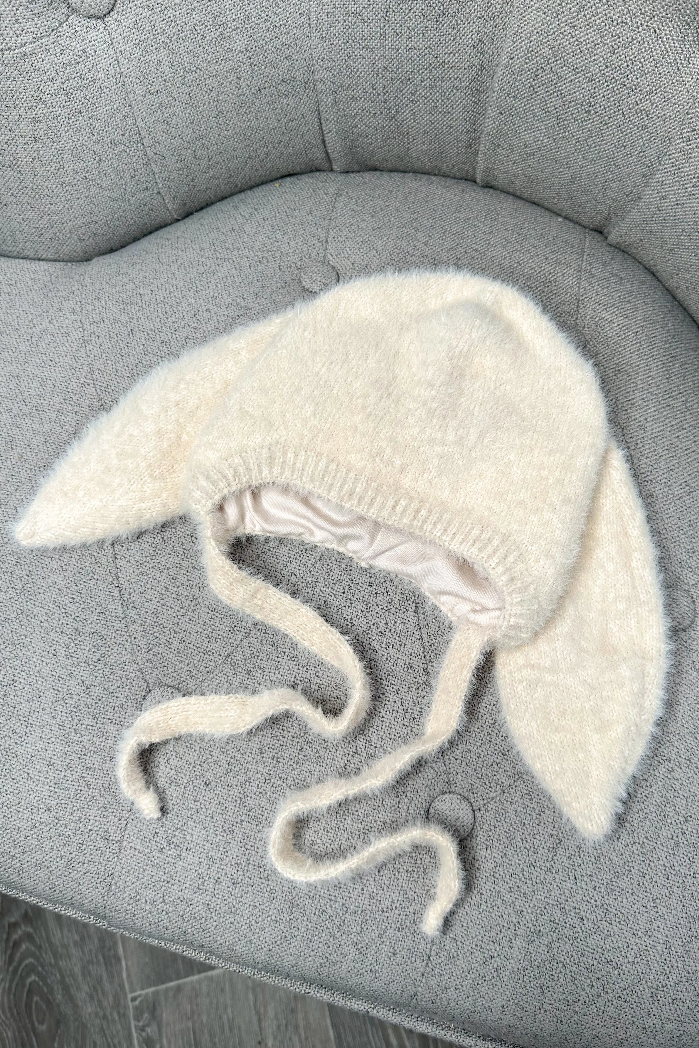 Fluffy Sand Bunny Ear Hat
