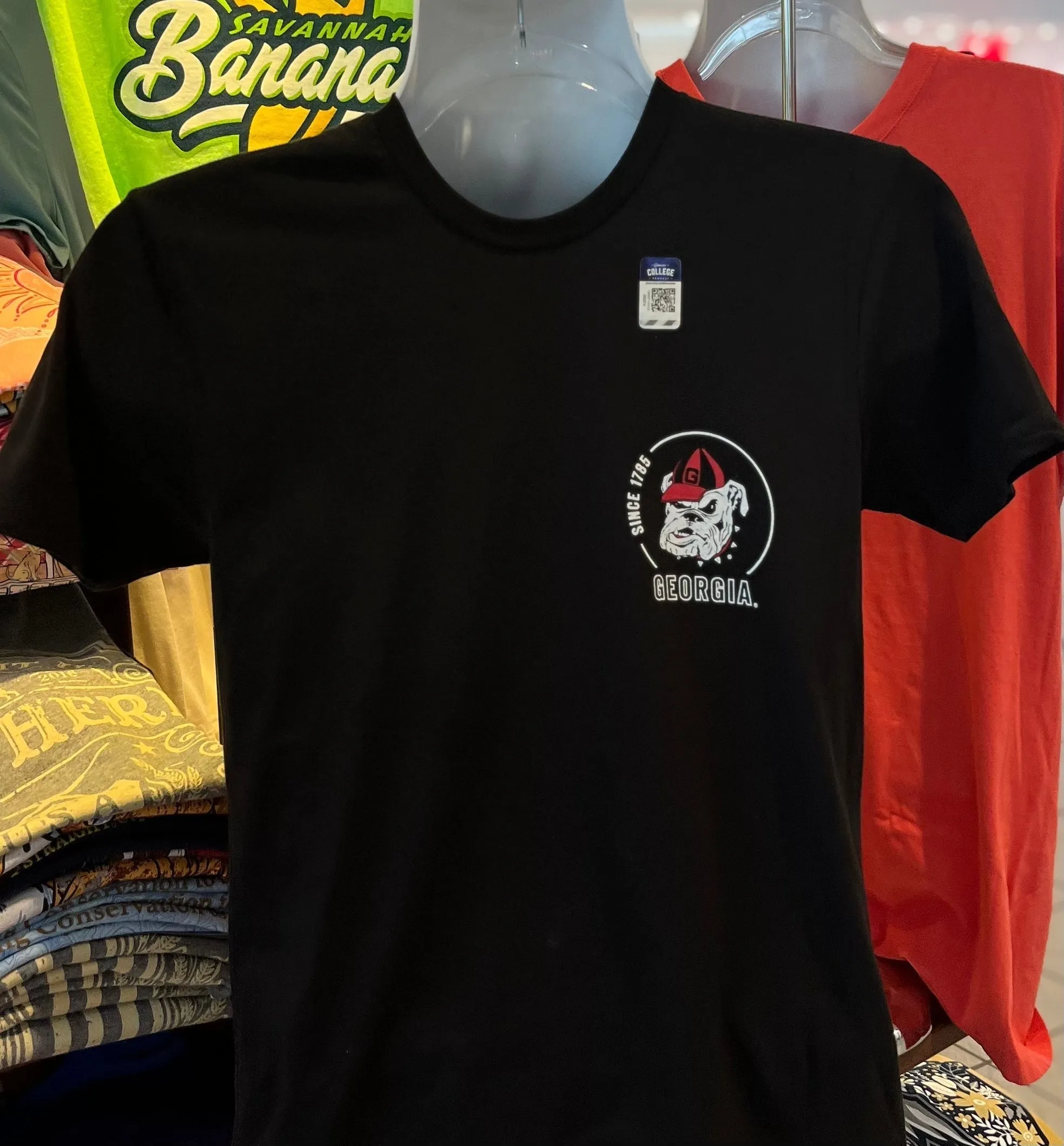 Georgia Bulldogs T-shirt - “Classic Athens Graphic Tee” (Short Sleeve Black)