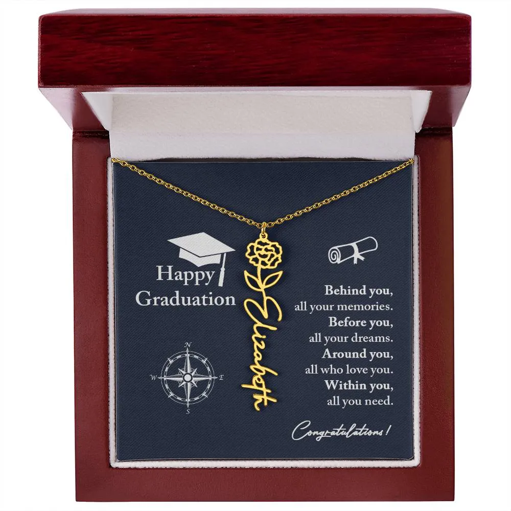 Graduation Gift Necklace, Personalized Graduation Gifts for Her, High School Graduation Gifts for Her, College Graduation