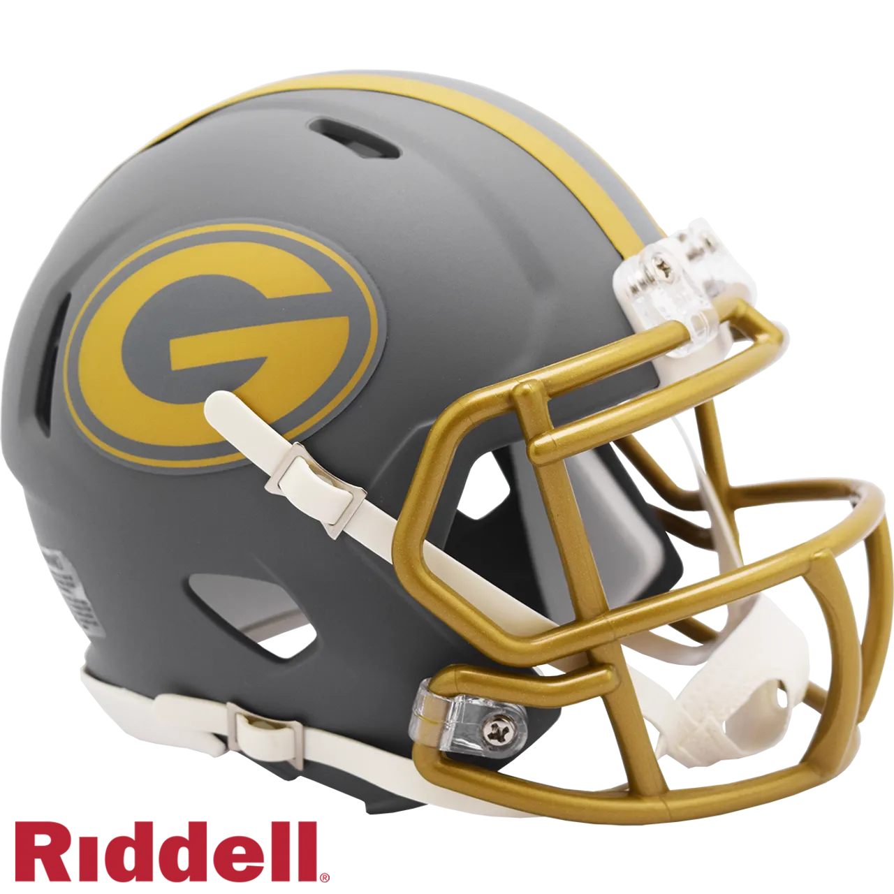 Green Bay Packers Helmet Riddell Replica Mini Speed Style Slate Alternate