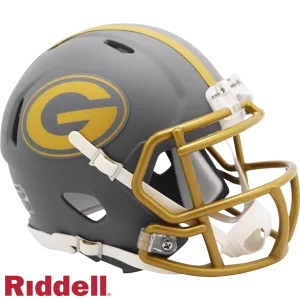 Green Bay Packers Helmet Riddell Replica Mini Speed Style Slate Alternate