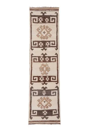 'Greta' Rare Vintage Turkish Runner- 3' x 11'9''