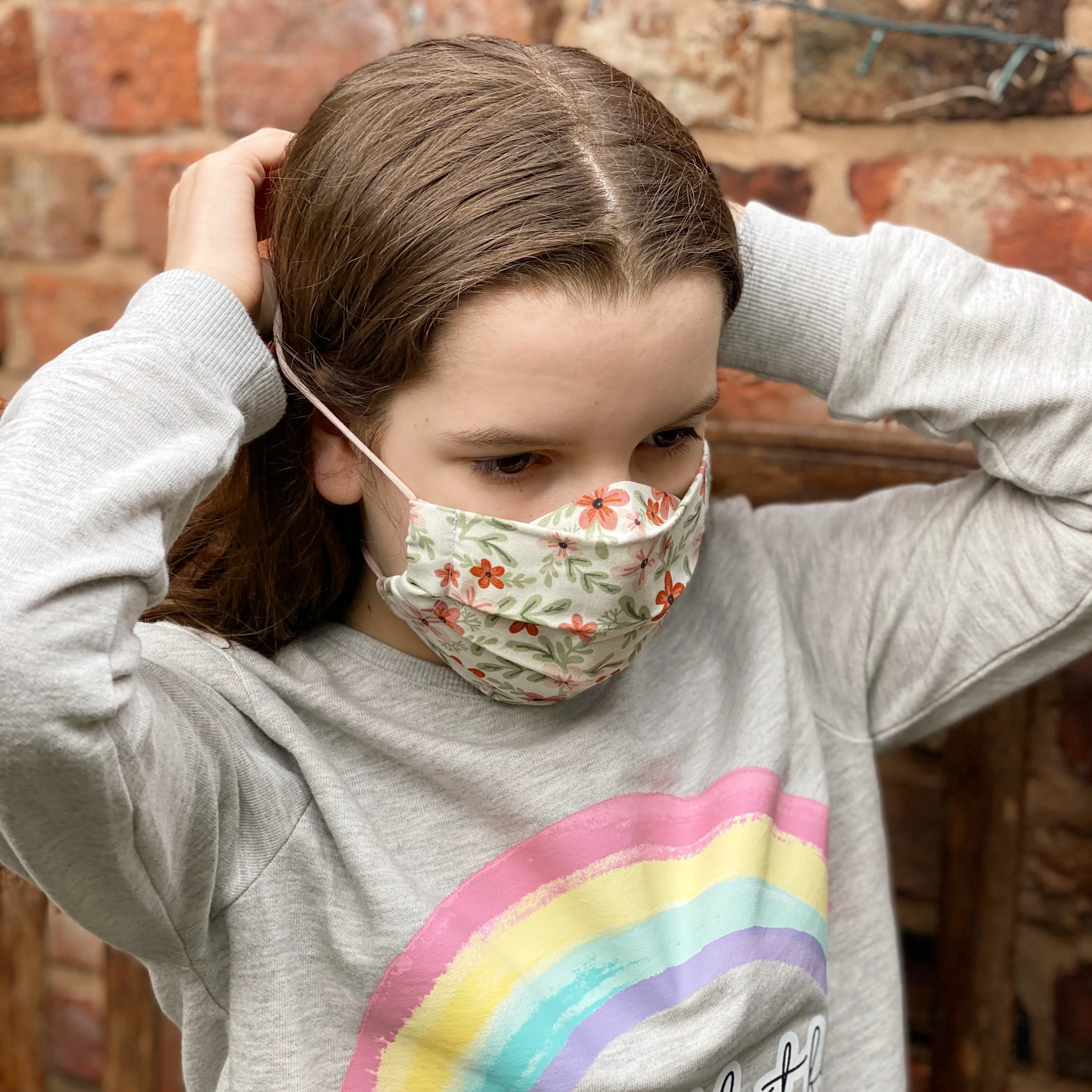 Handmade Paisley Cotton Fabric Face Mask