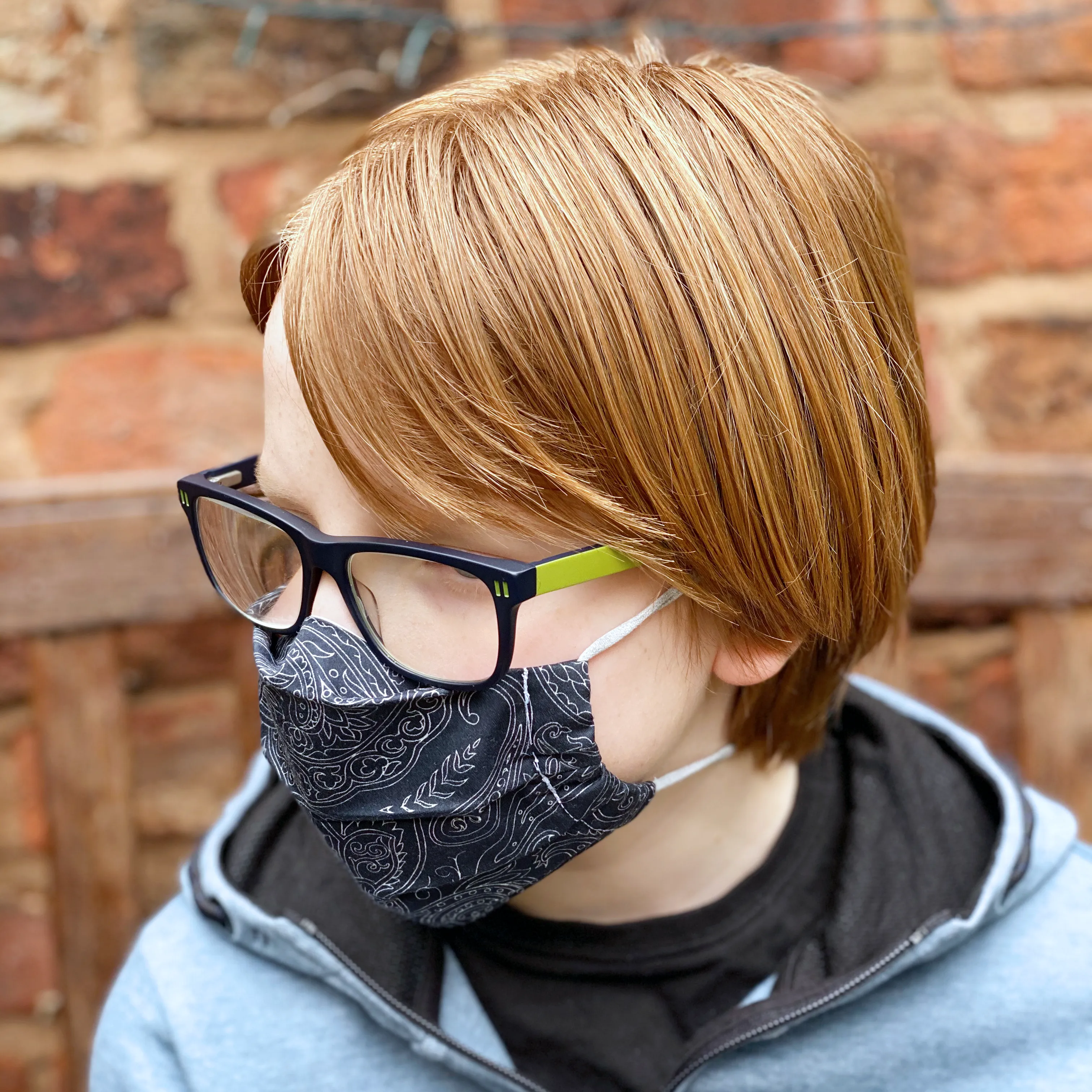 Handmade Paisley Cotton Fabric Face Mask