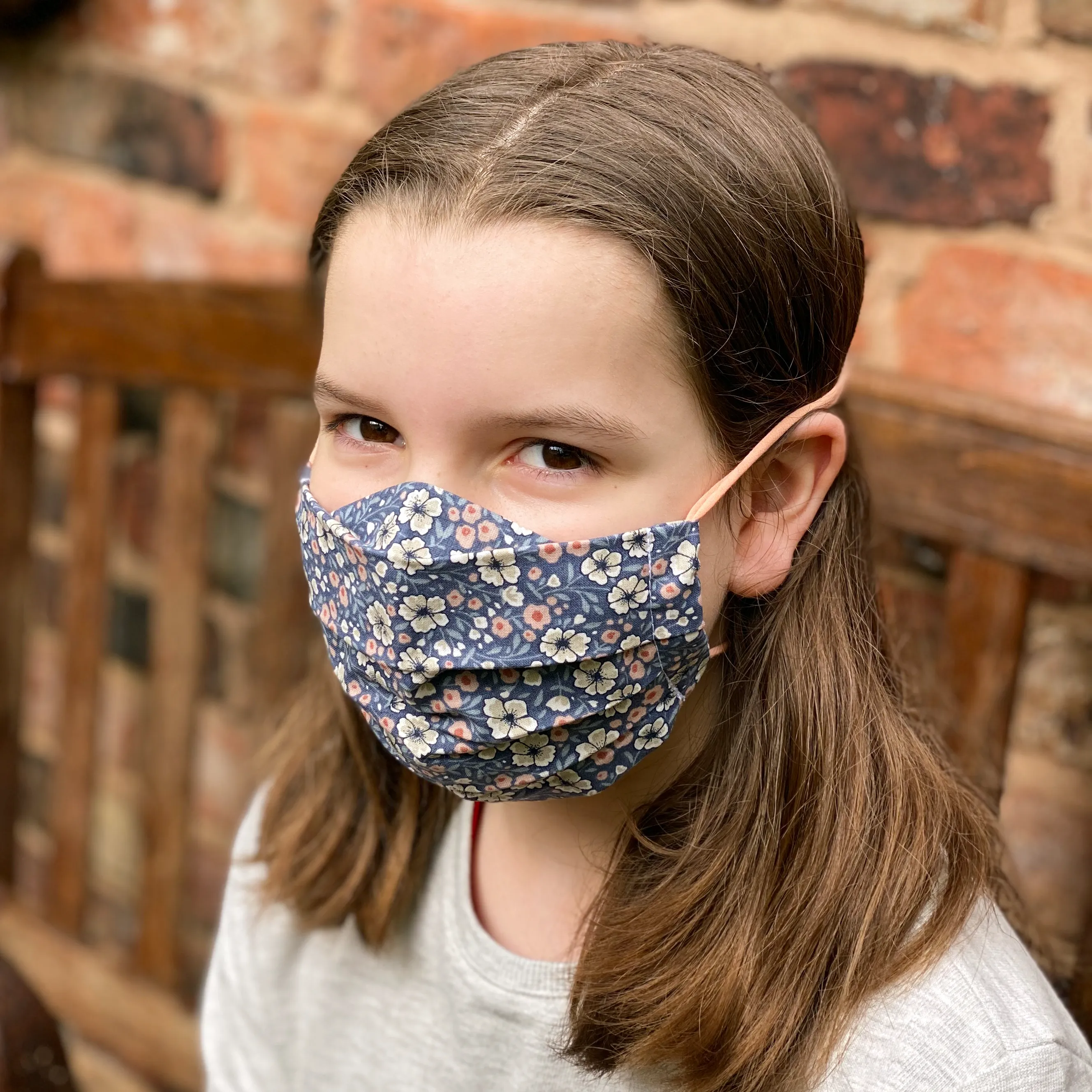 Handmade Paisley Cotton Fabric Face Mask