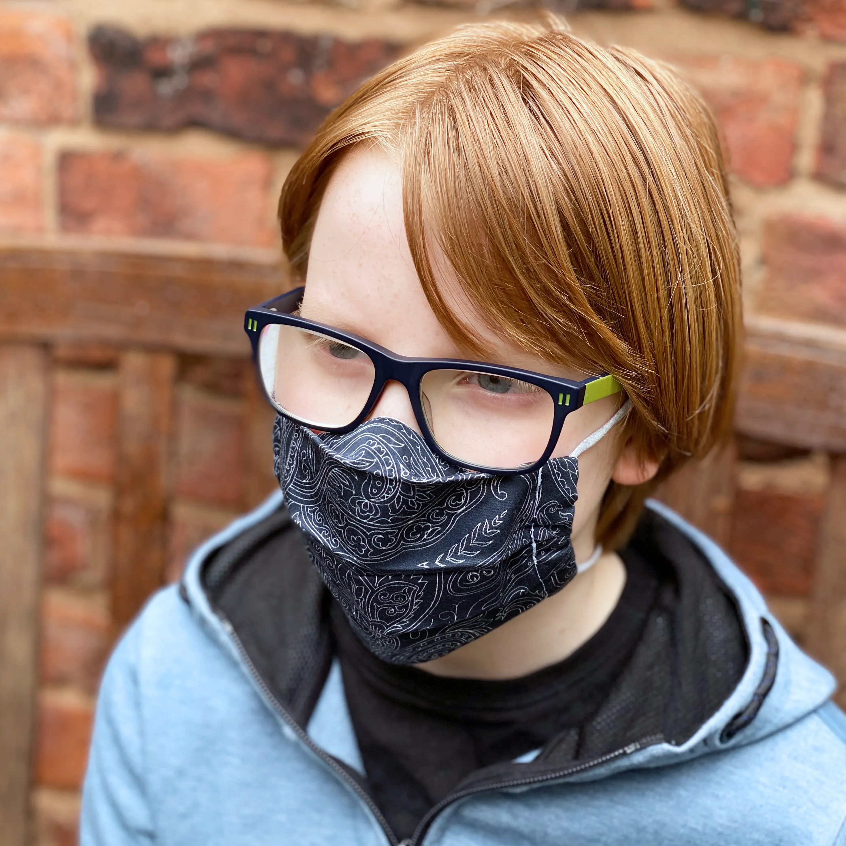 Handmade Paisley Cotton Fabric Face Mask