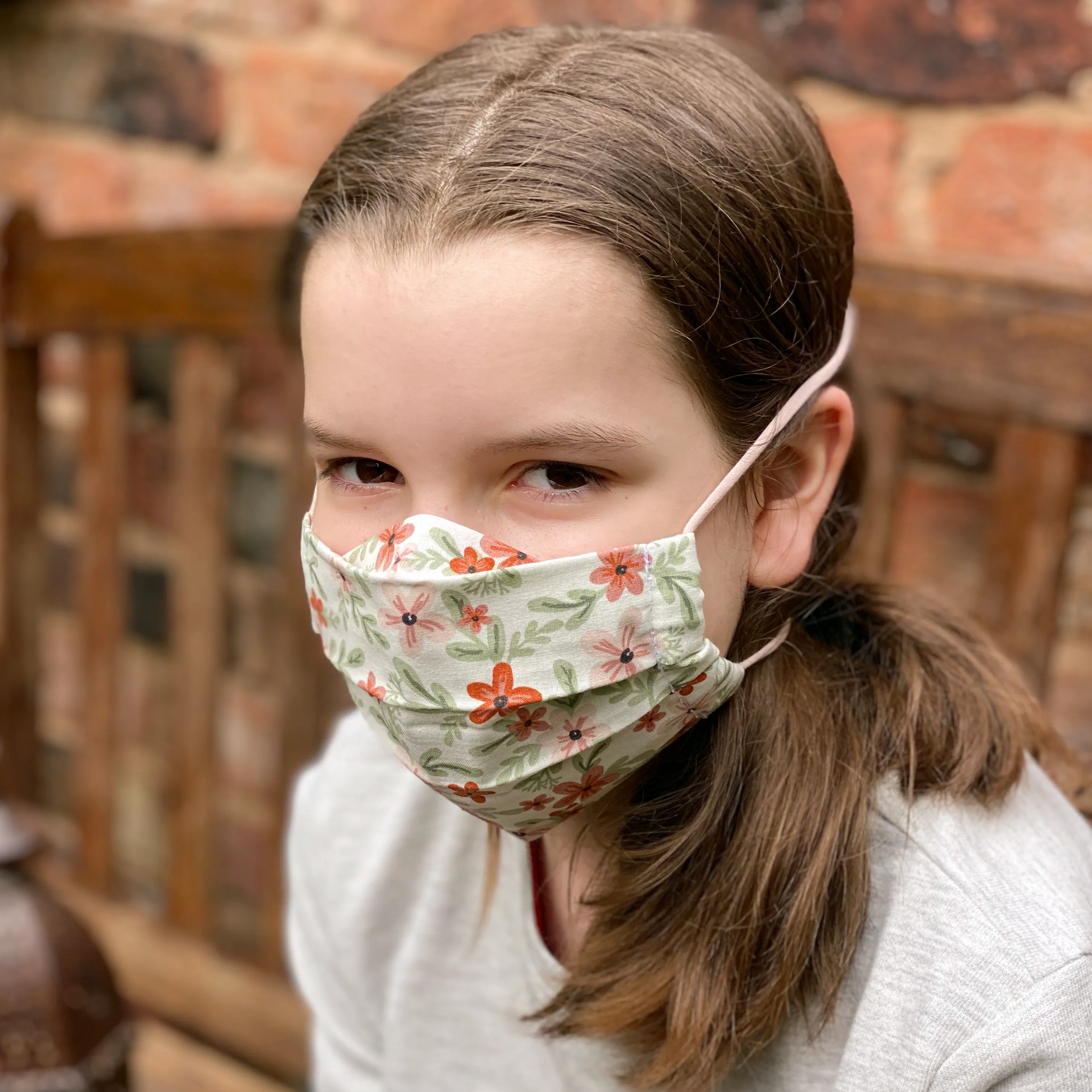 Handmade Paisley Cotton Fabric Face Mask