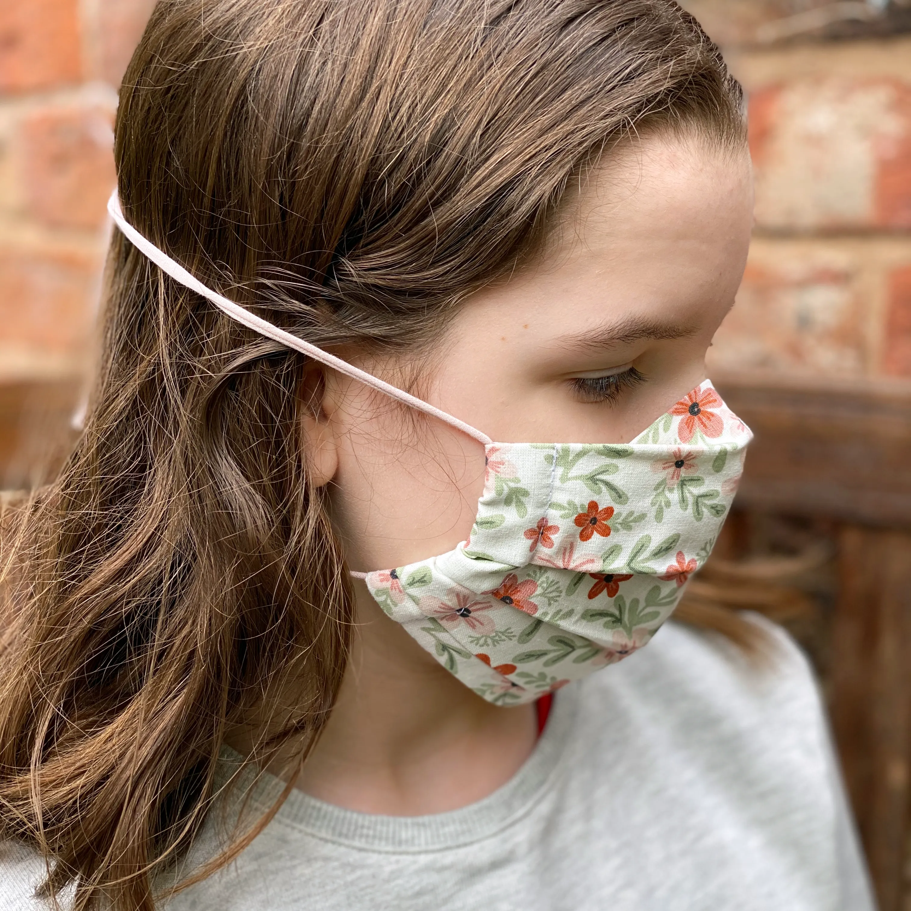 Handmade Paisley Cotton Fabric Face Mask