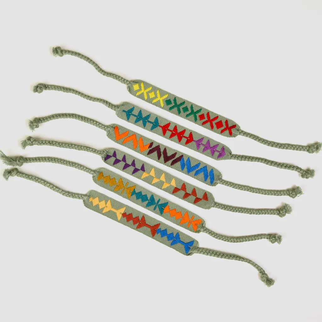 Handwoven Napkin Ties | Sage Green