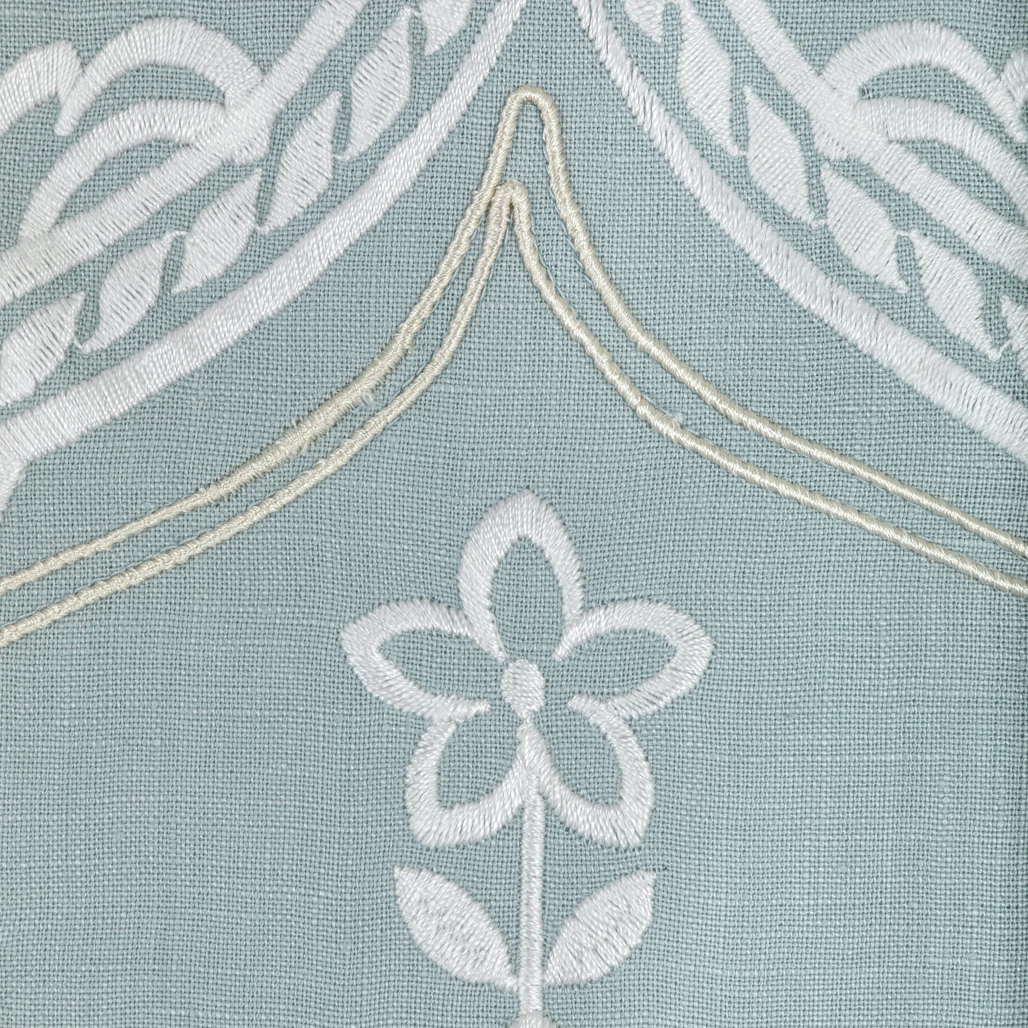 Hayes Embroidery Fabric (Blue)