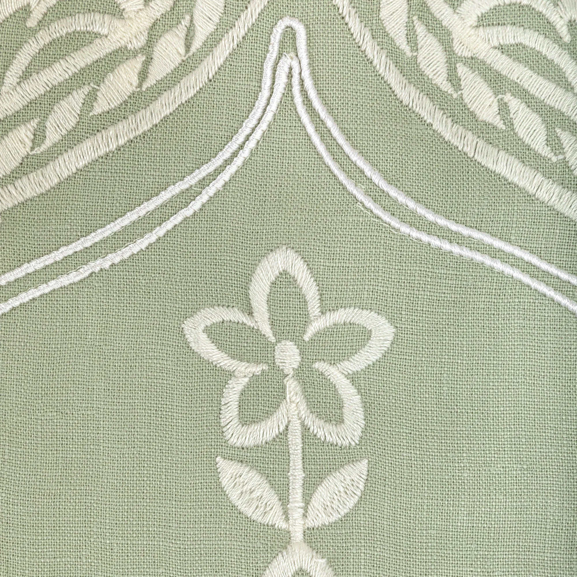 Hayes Embroidery Fabric (Celery)