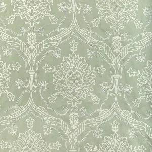Hayes Embroidery Fabric (Celery)