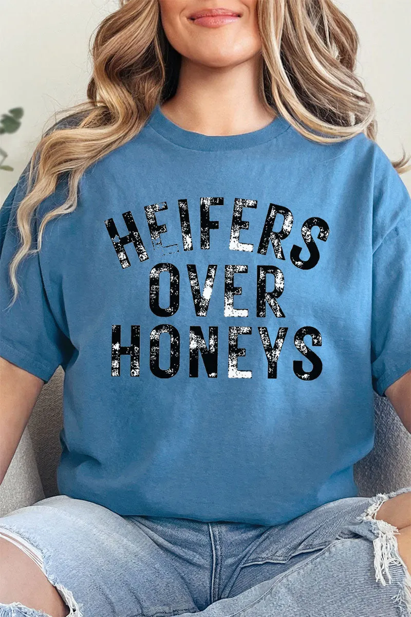 Heifers Over Honeys Short Sleeve Relaxed Fit T-Shirt