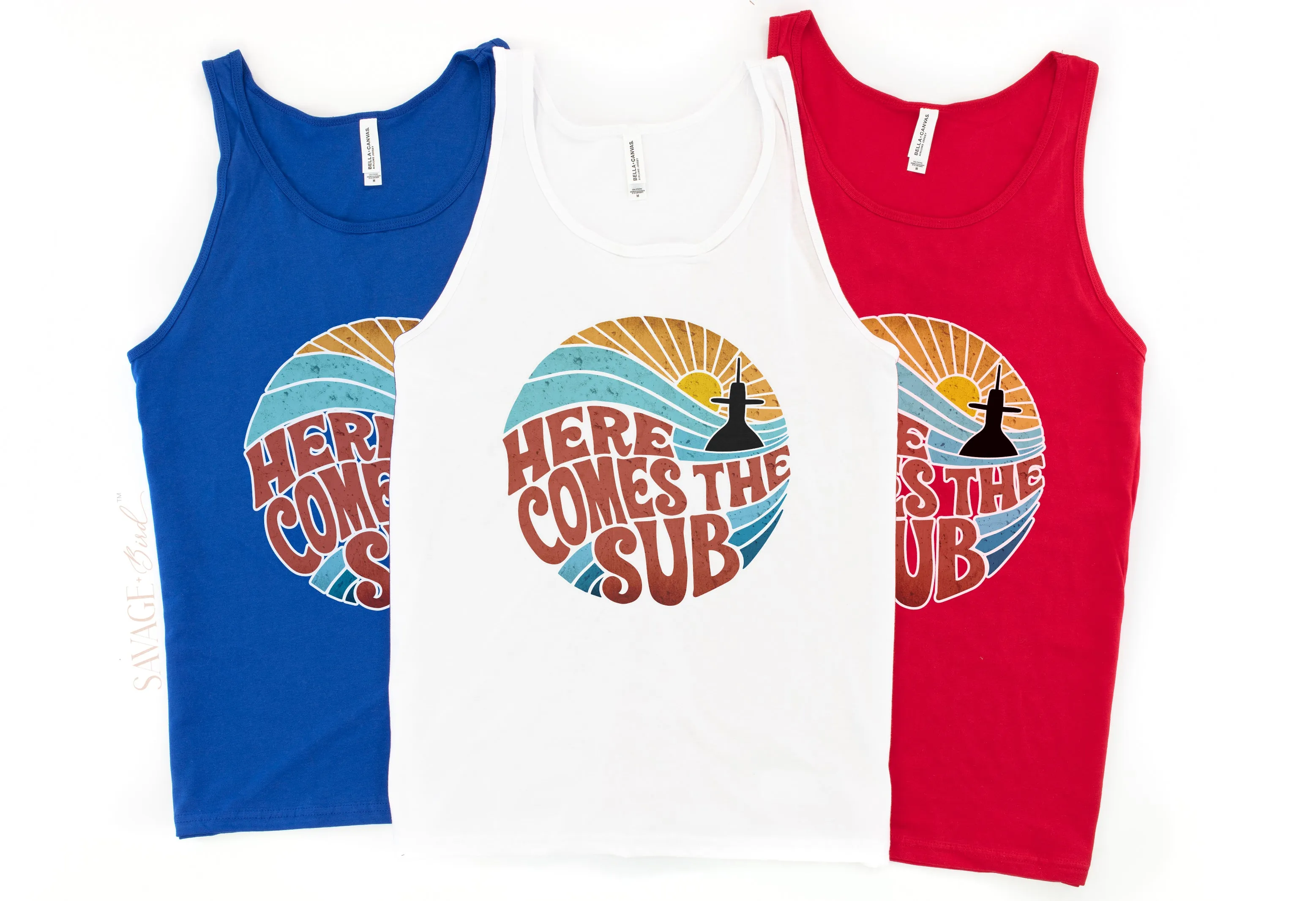 Here Comes the Sub Traditional Tank Top
