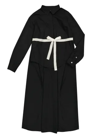 HIGHLAND - Black/White Ties Poplin