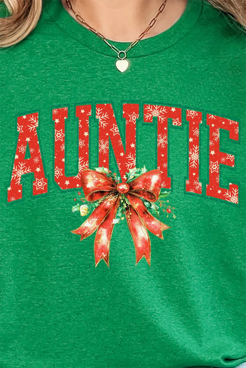 Holly Jolly Auntie Short Sleeve Relaxed Fit T-Shirt
