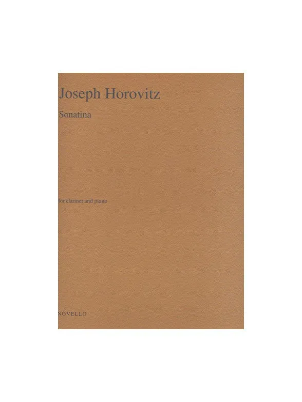 Horovitz Sonatina For Clarinet And Piano