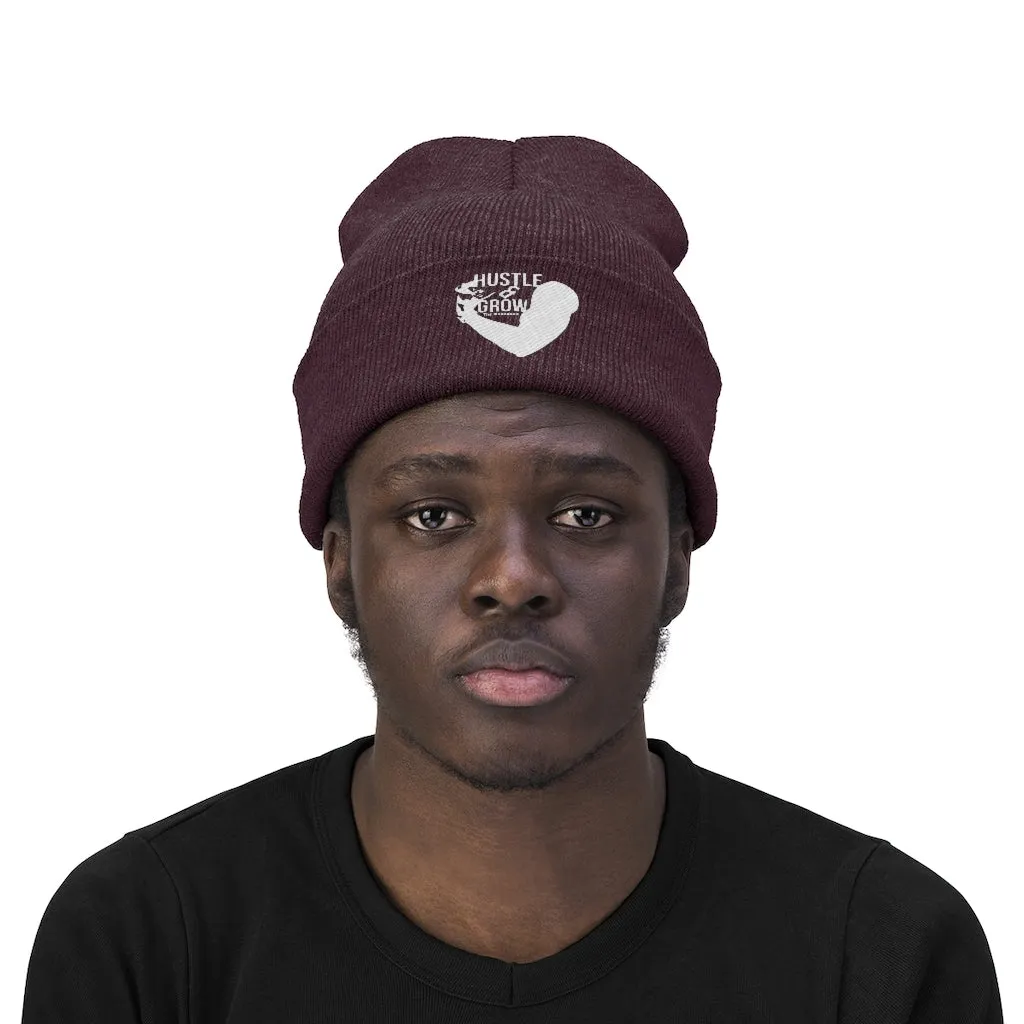 Hustle & Grow Beanie (Maroon)