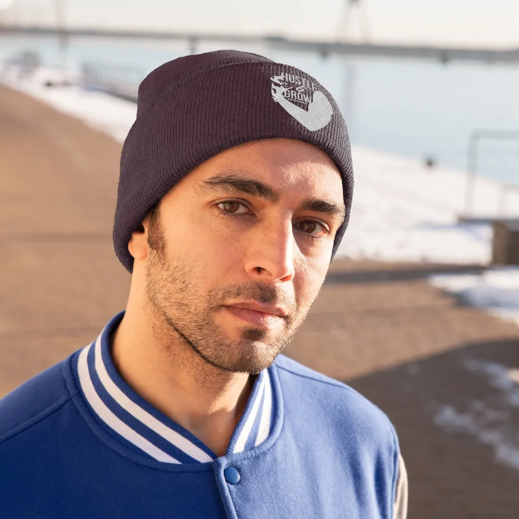 Hustle & Grow Beanie (Maroon)