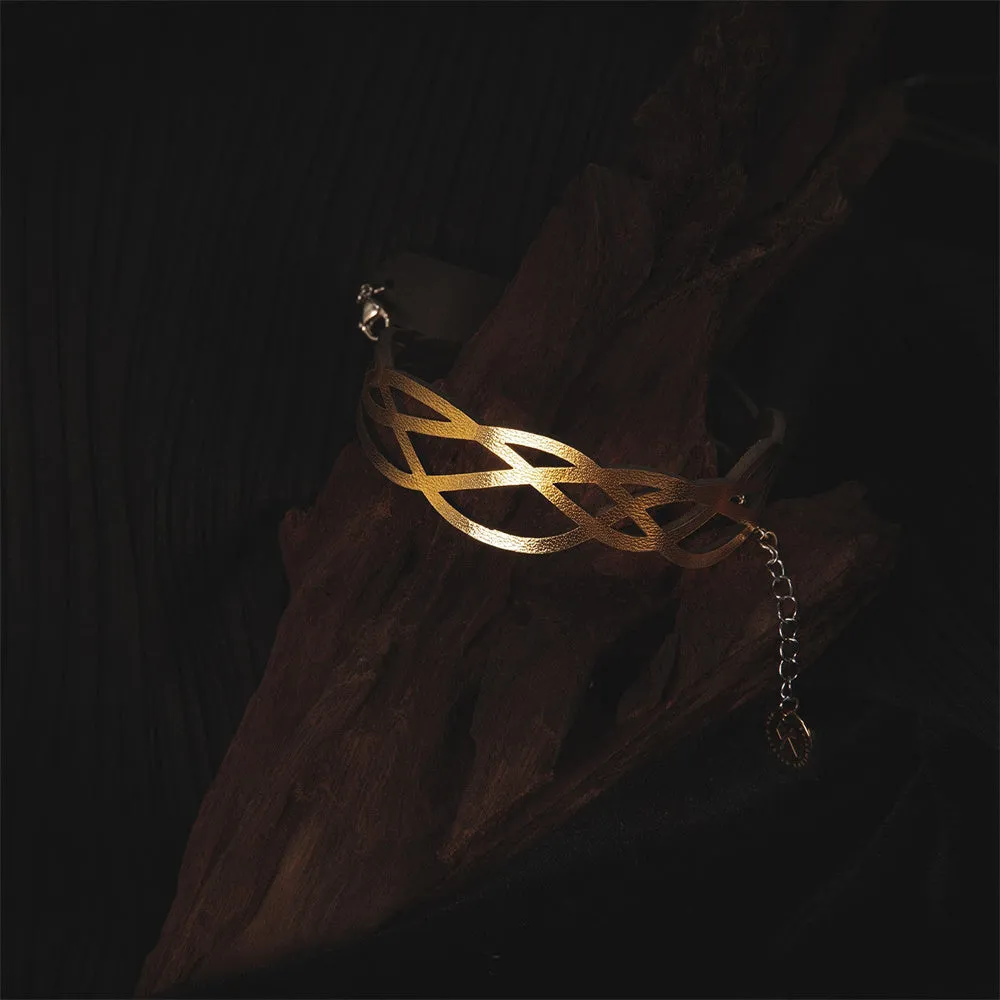 Interlaced Curve Pattern Choker