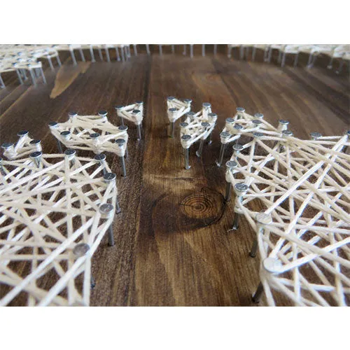 Inverse Oak Tree String Art Kit