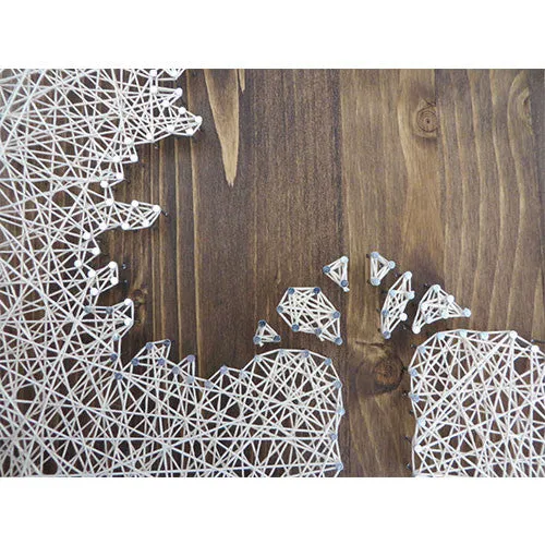 Inverse Oak Tree String Art Kit