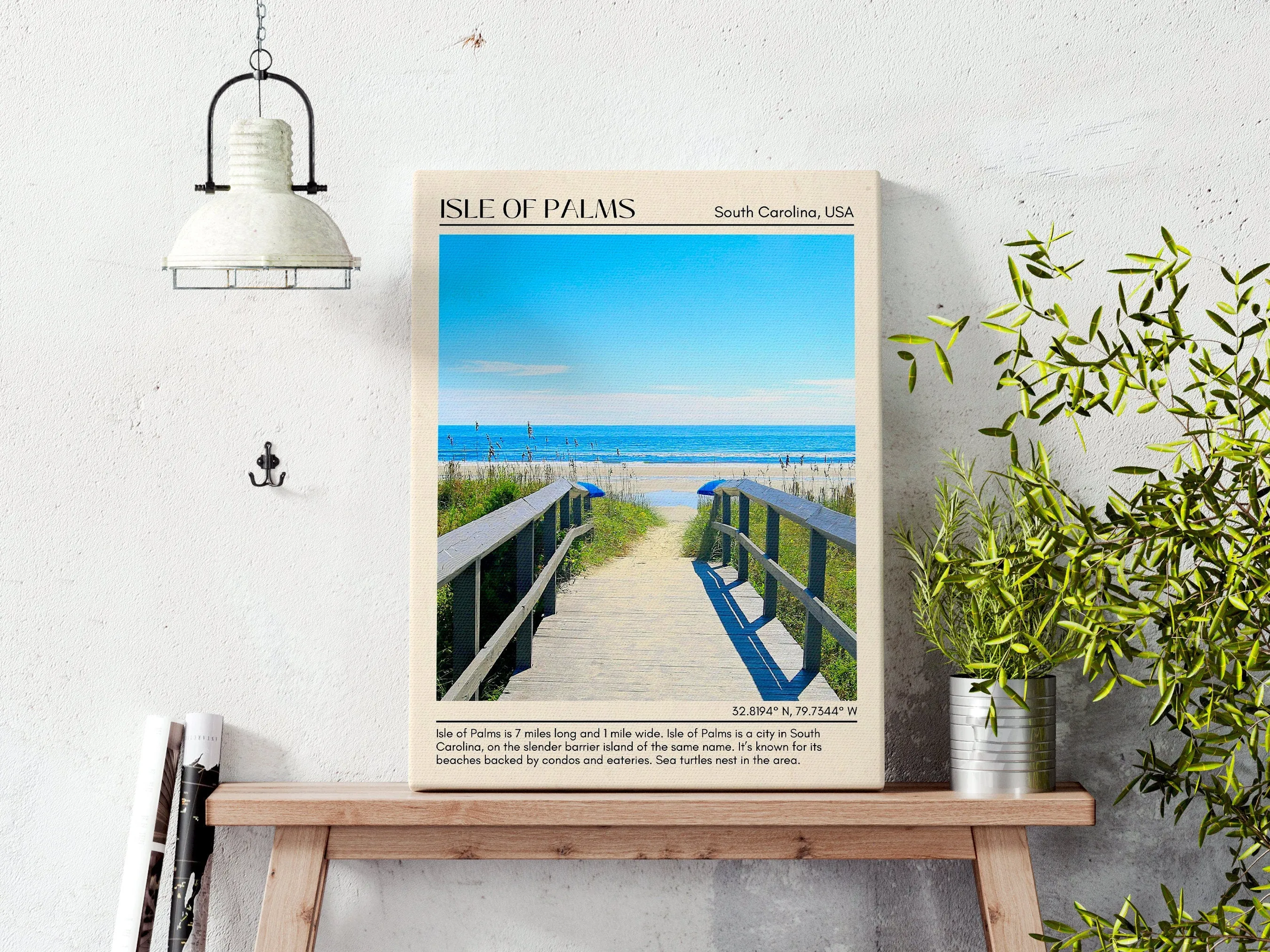 Isle of Palms Wall Canvas, USA
