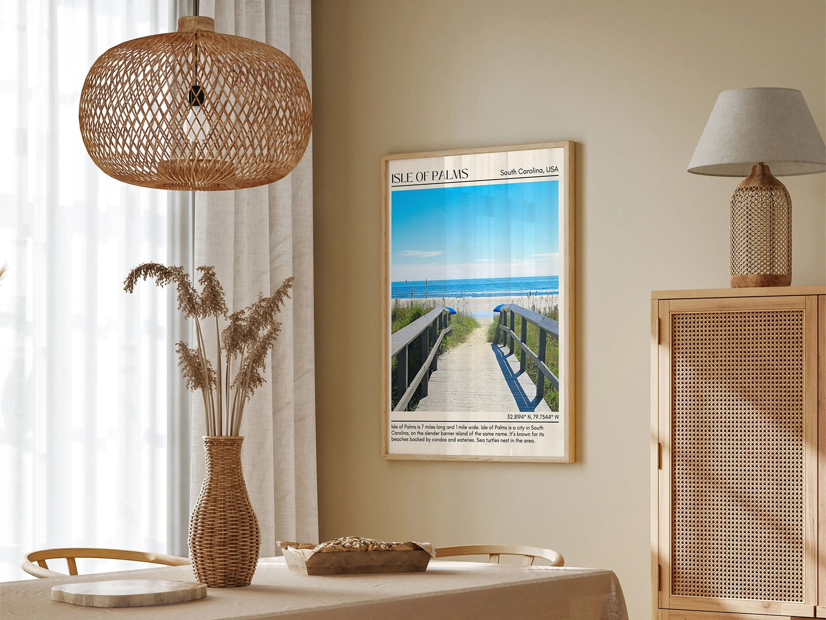 Isle of Palms Wall Canvas, USA