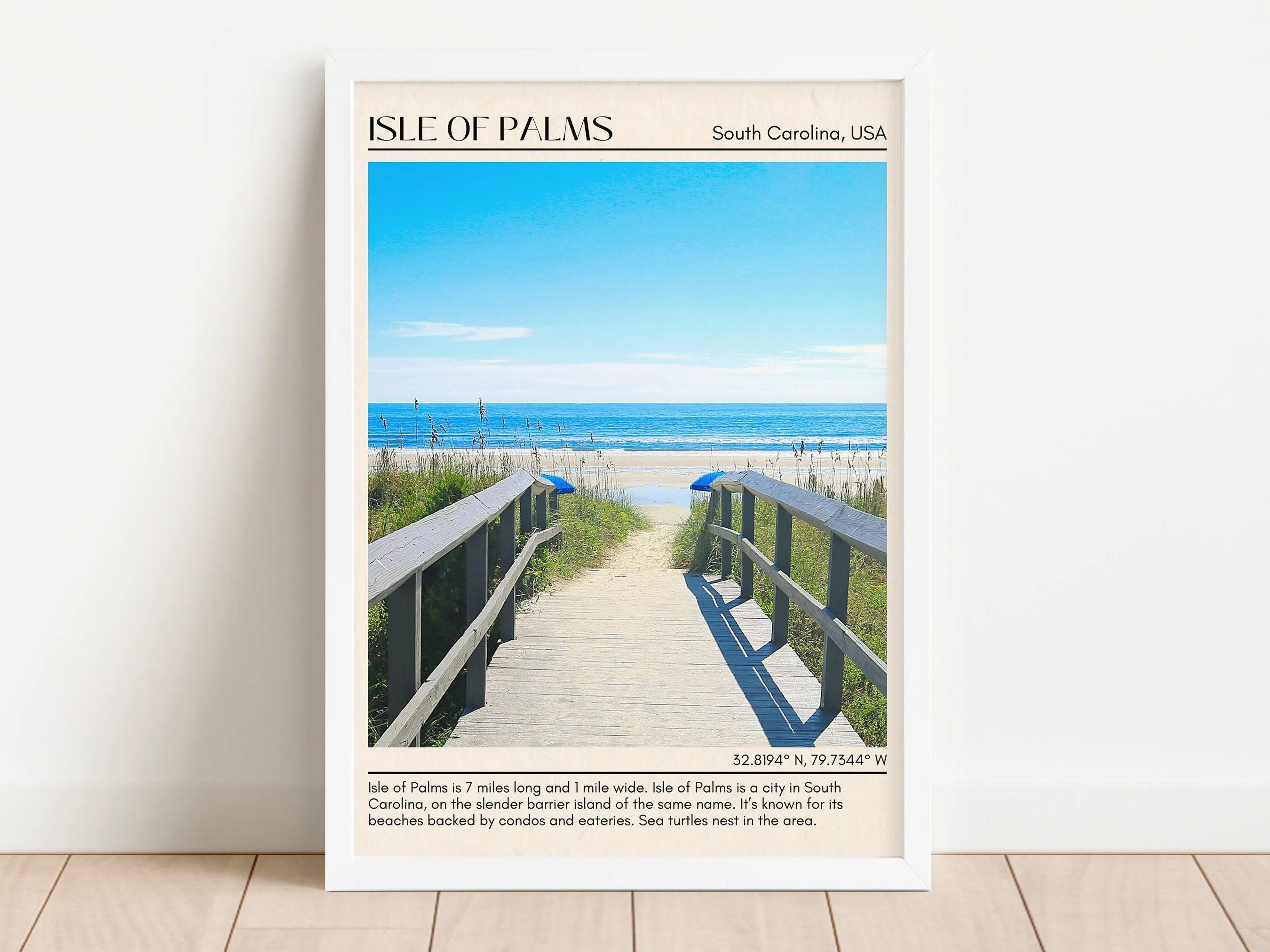 Isle of Palms Wall Canvas, USA