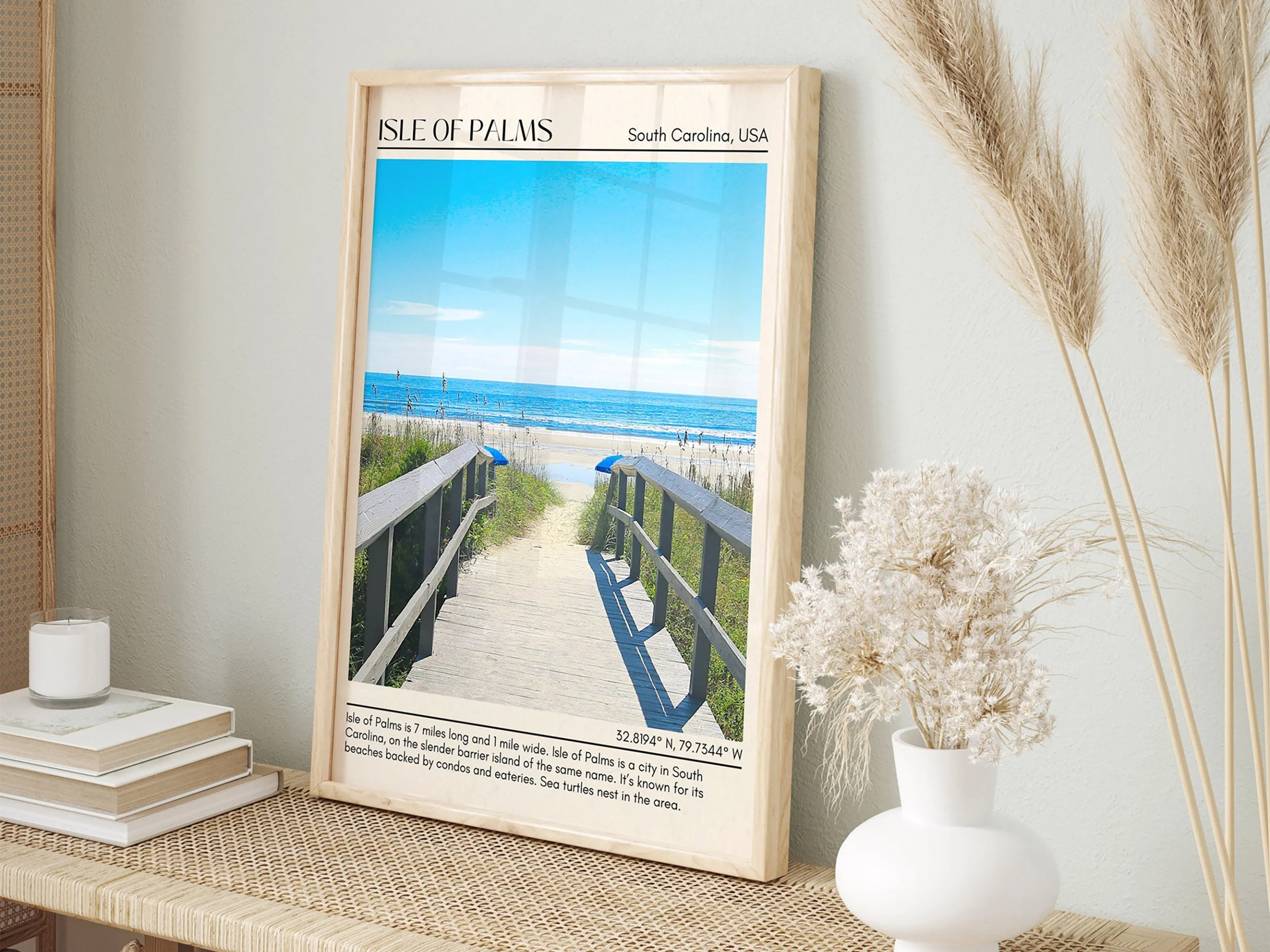 Isle of Palms Wall Canvas, USA