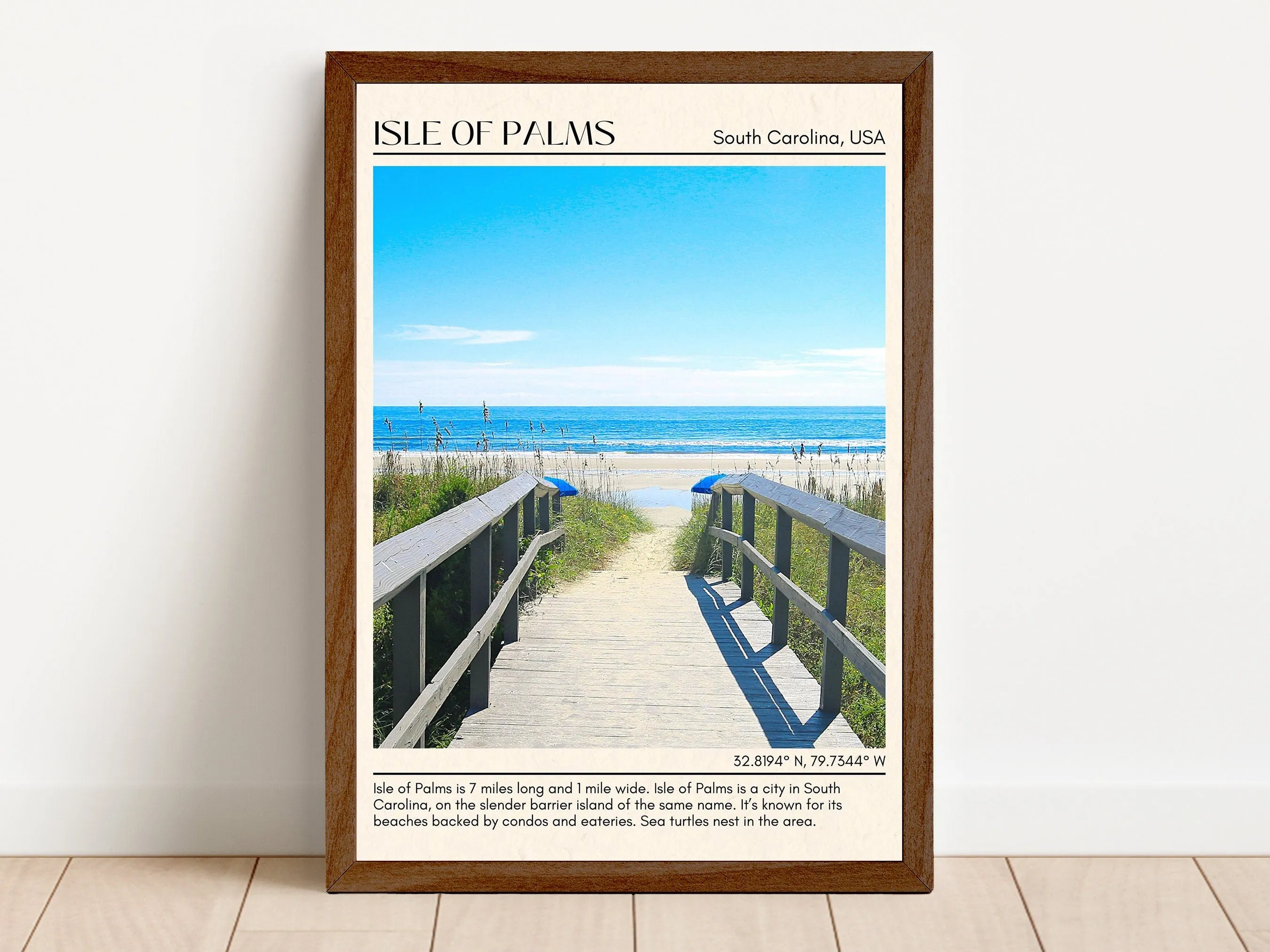 Isle of Palms Wall Canvas, USA