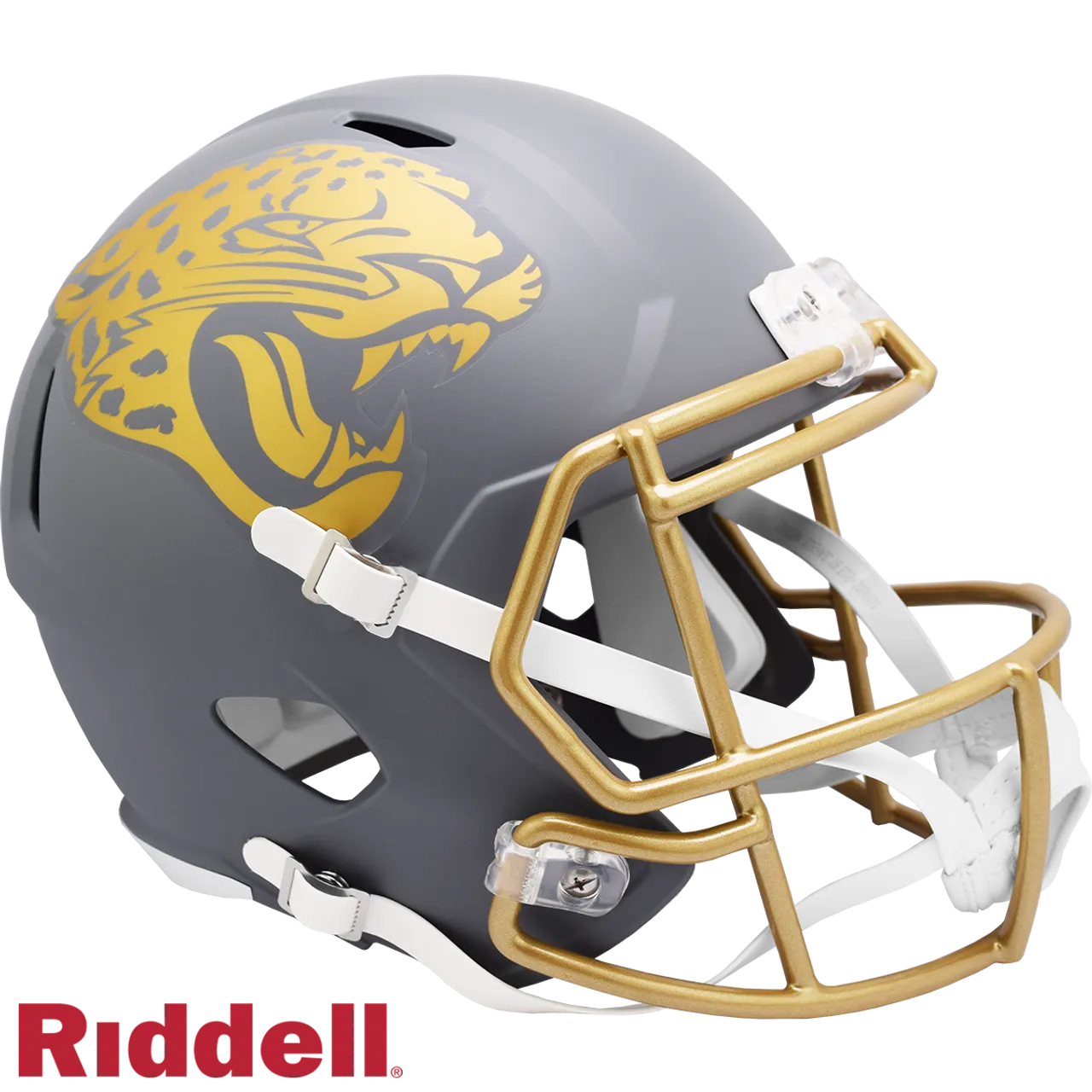 Jacksonville Jaguars Helmet Riddell Replica Full Size Speed Style Slate Alternate
