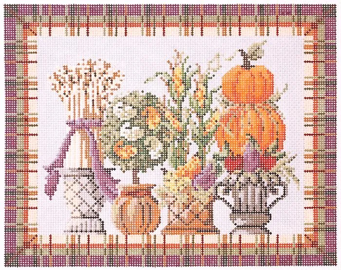 KC-KCN902SG-Autumn Topiaries Stitch Guide