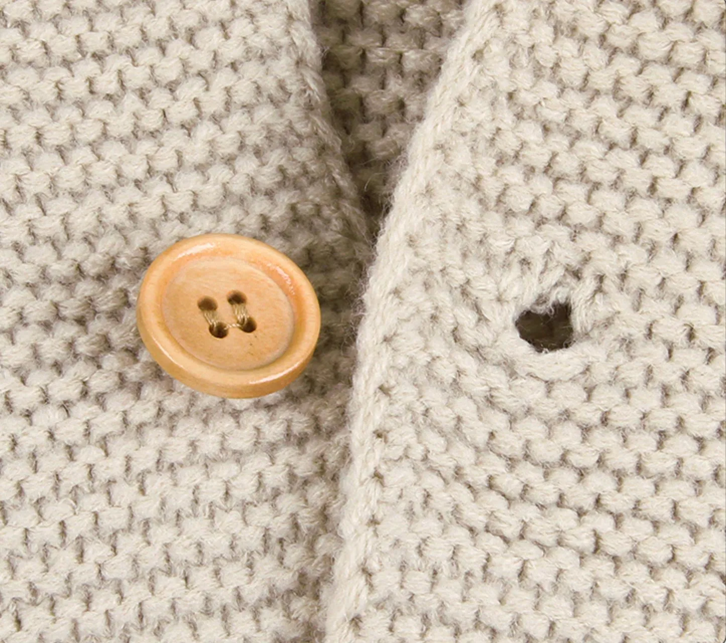 Knitted Hooded Jumpsuit - Beige