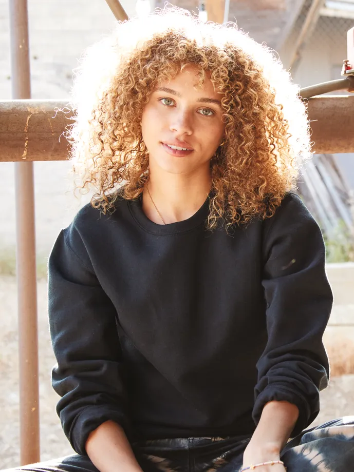 Lambda Kappa Sigma LKS Embroidered Crewneck