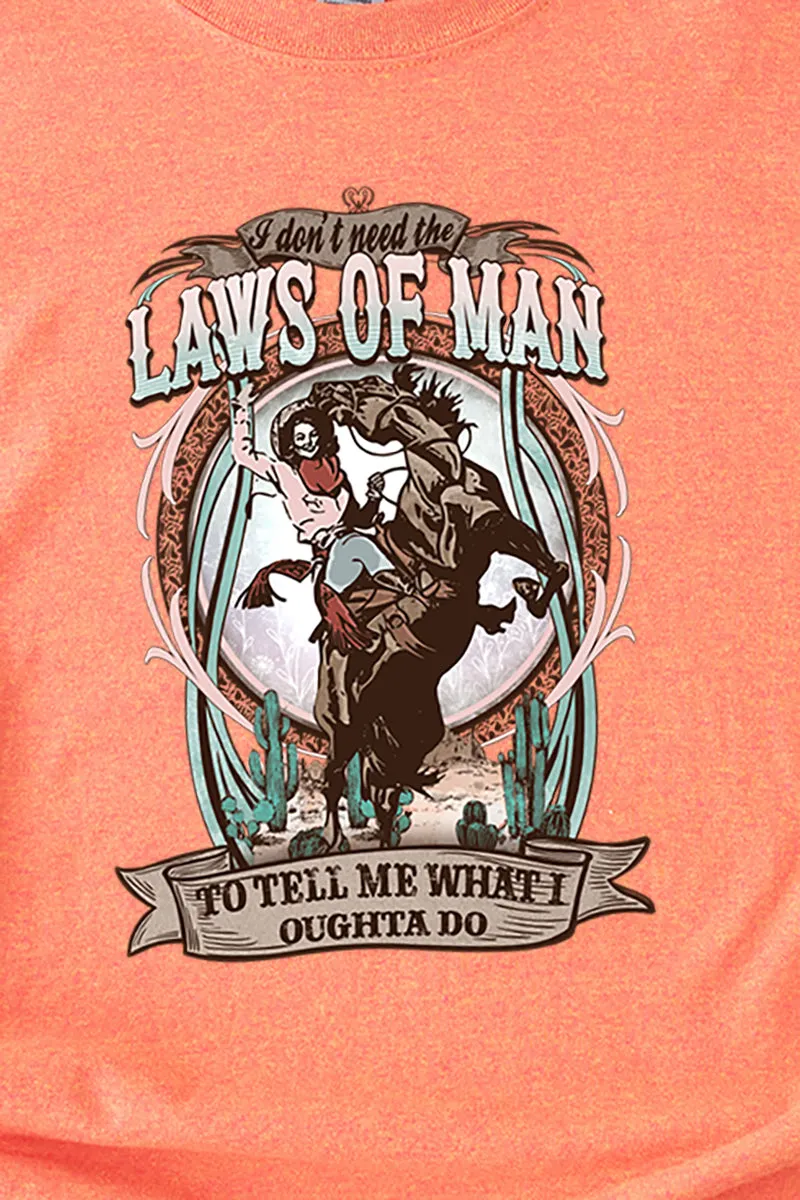 Laws Of Man Cowgirl Lives Short Sleeve Relaxed Fit T-Shirt