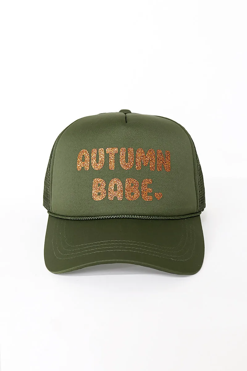 LCAPM2356 - Autunm Babe Mesh Back Trucker Hat