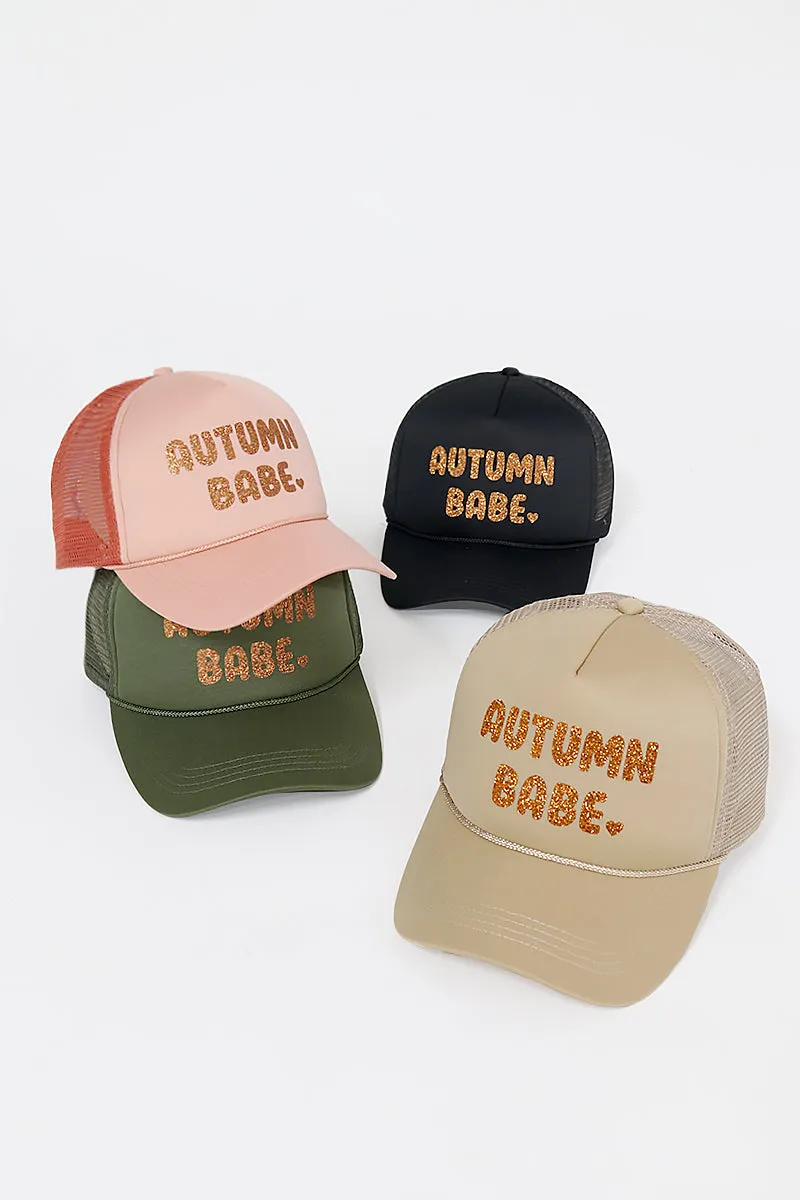 LCAPM2356 - Autunm Babe Mesh Back Trucker Hat