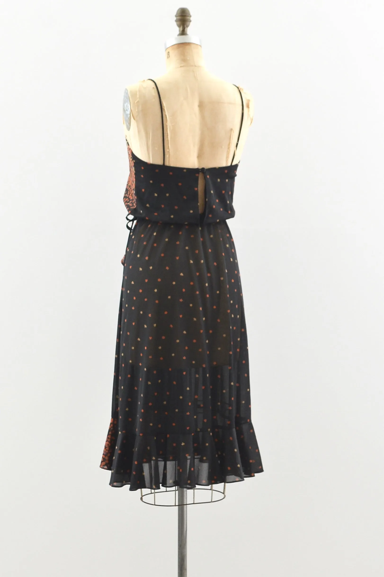 Leaf Print Dress / XS