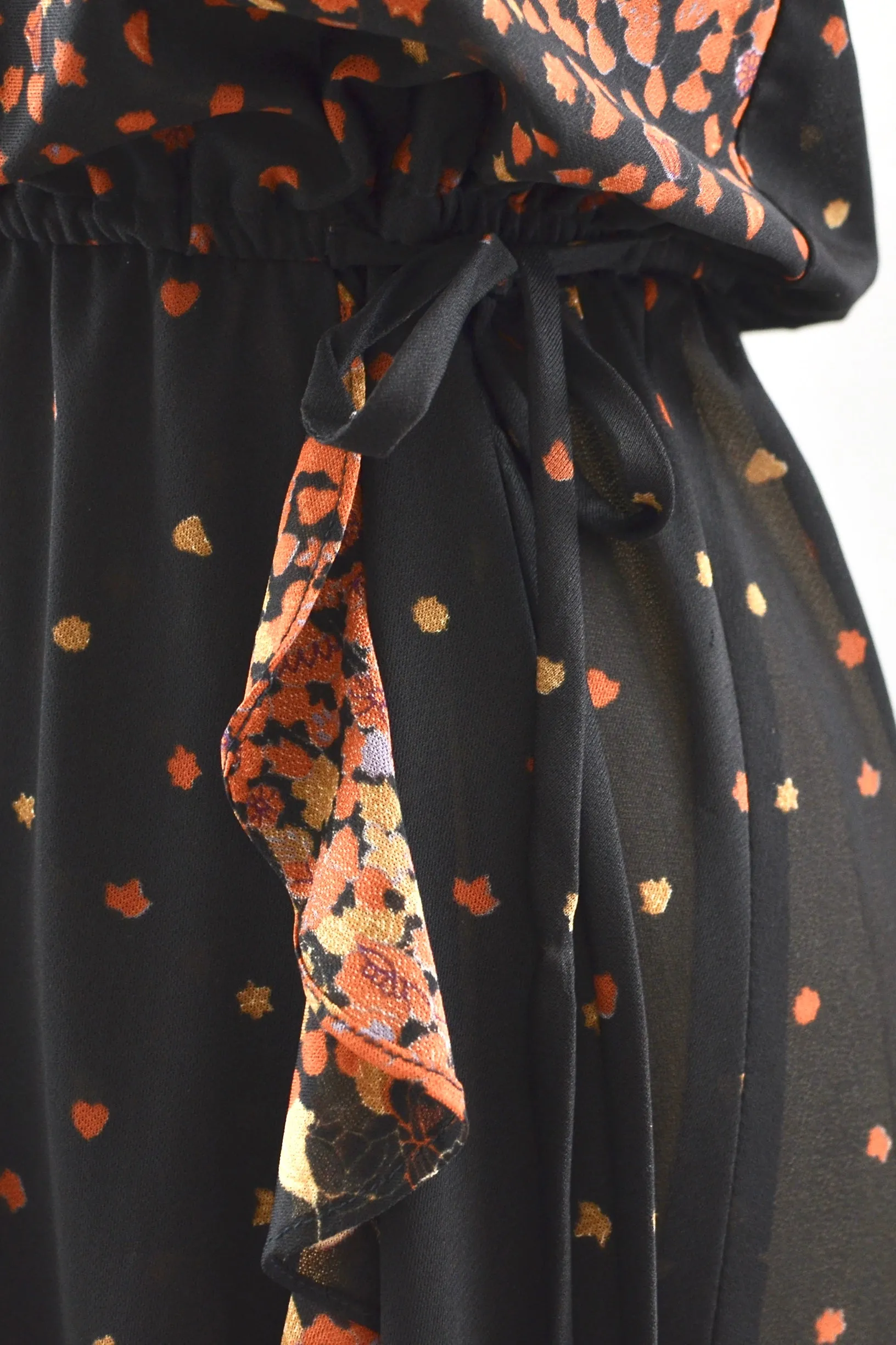Leaf Print Dress / XS