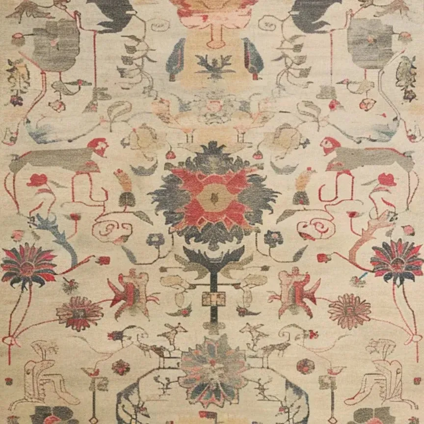 Legacy of Petals Hand Knotted Area Rug