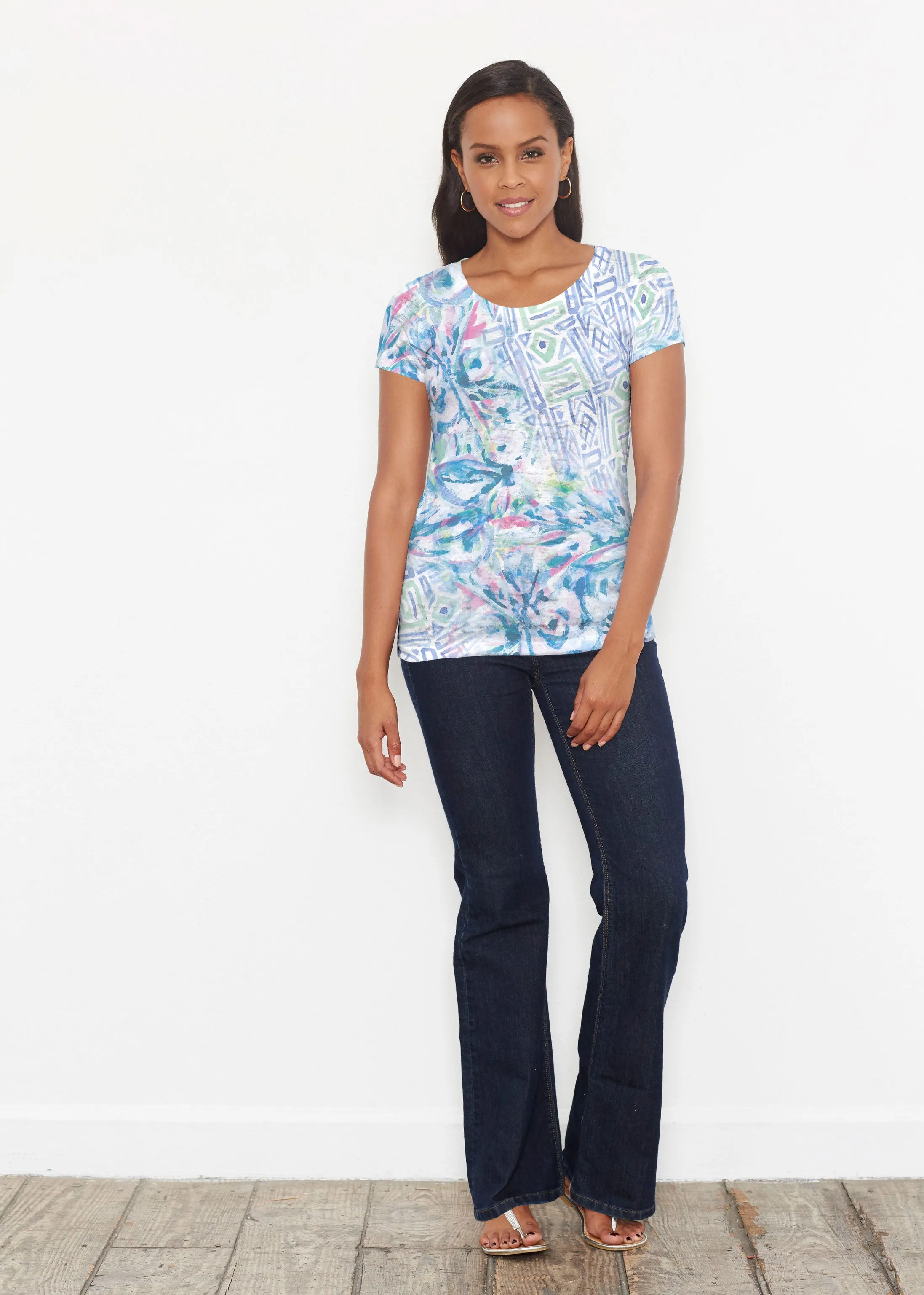 Lilly (17234) ~ Short Sleeve Scoop Shirt
