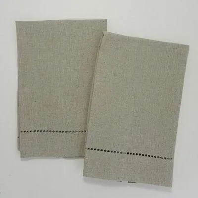 Linen Hemstitched Guest Towel