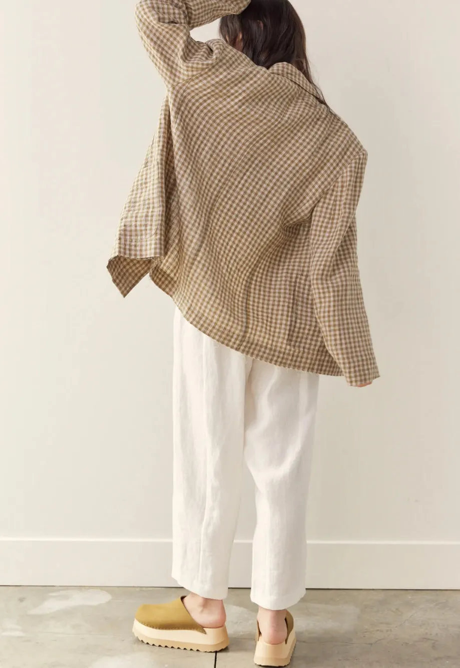 Linen Seamed Pant | Amente