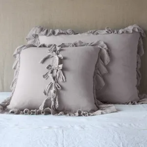 Linen Whisper Euro Sham - Fog