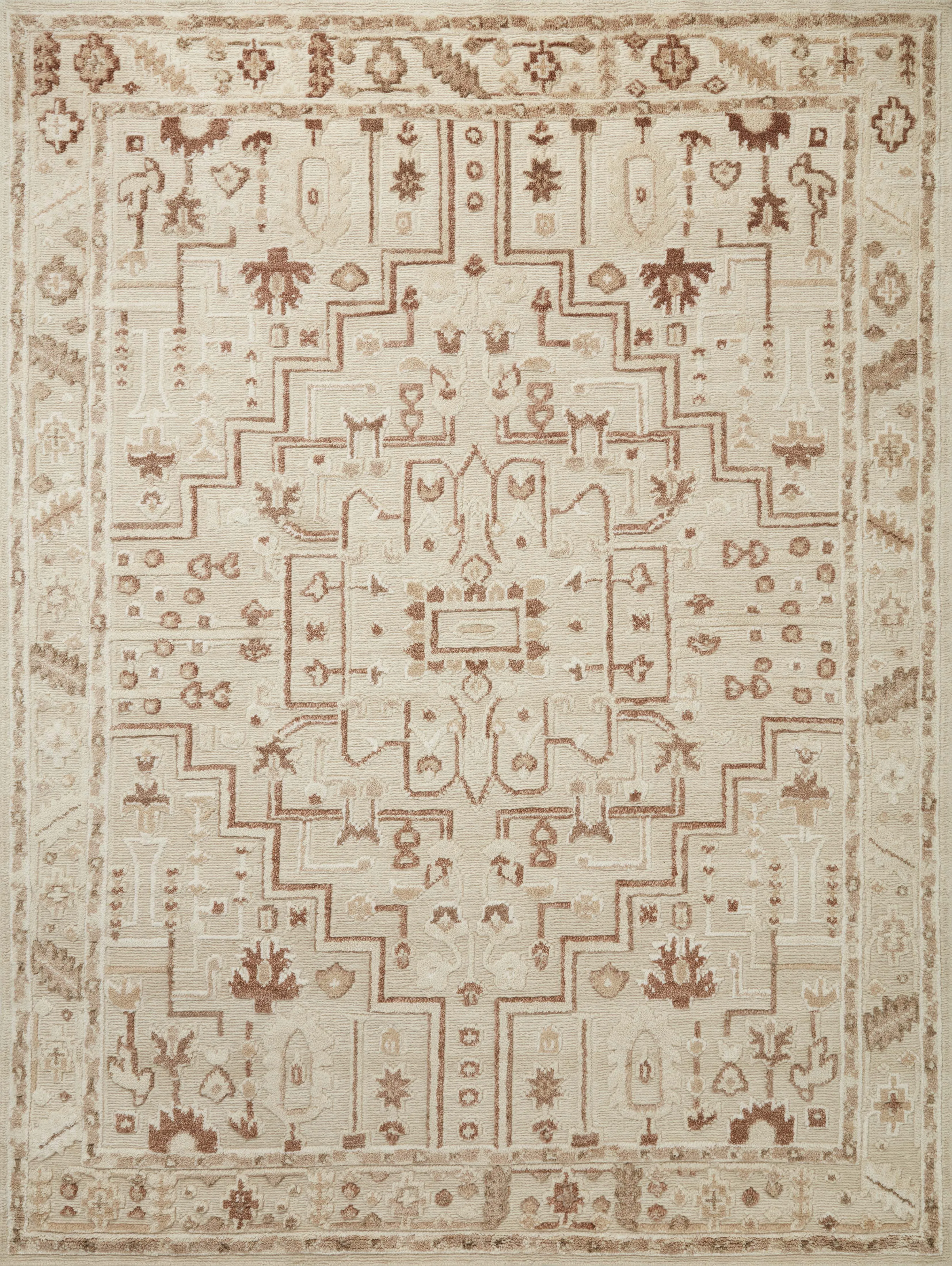 Loloi Ingrid Rug Collection - Ivory / Earth - Magnolia Home by Joanna Gaines