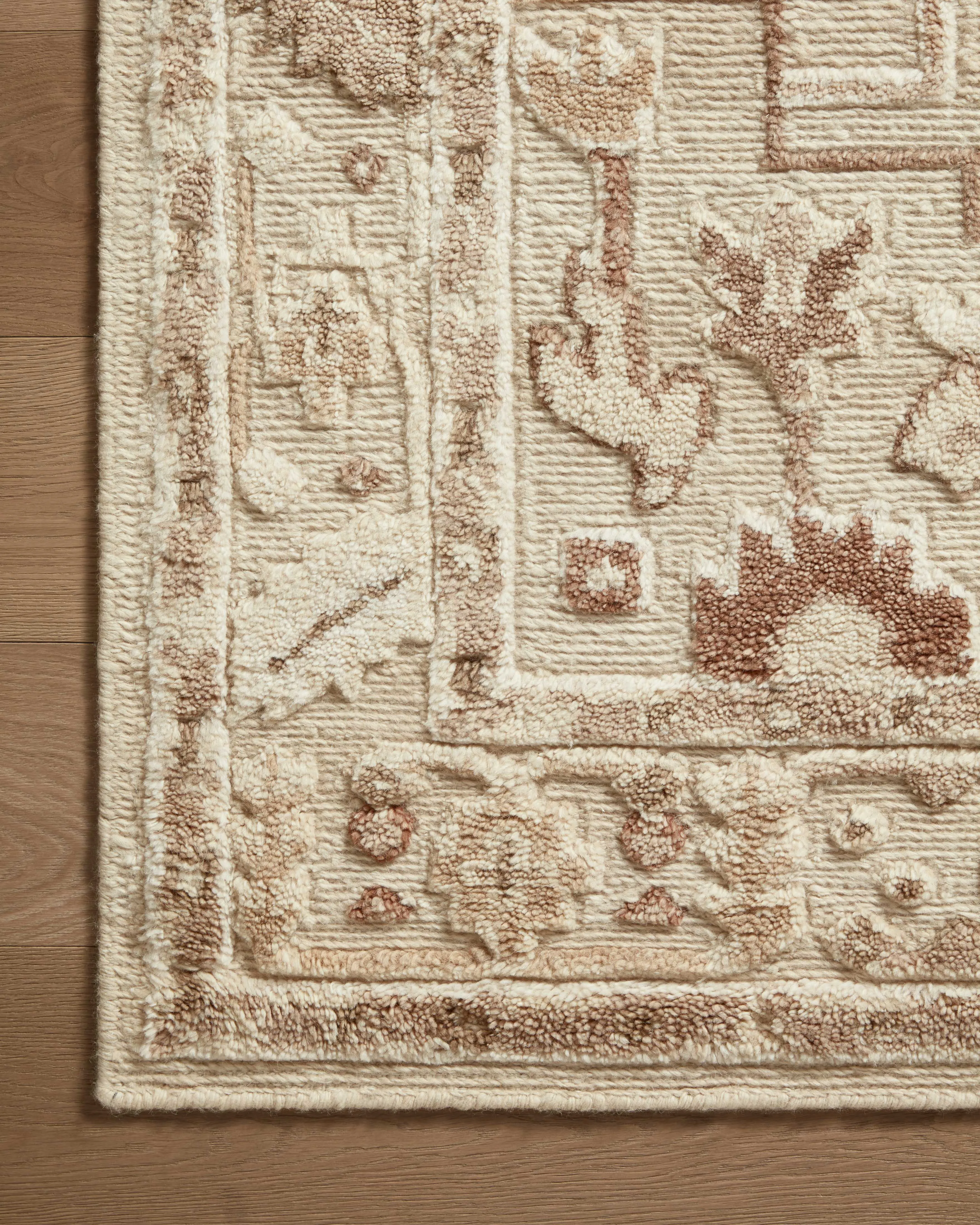 Loloi Ingrid Rug Collection - Ivory / Earth - Magnolia Home by Joanna Gaines