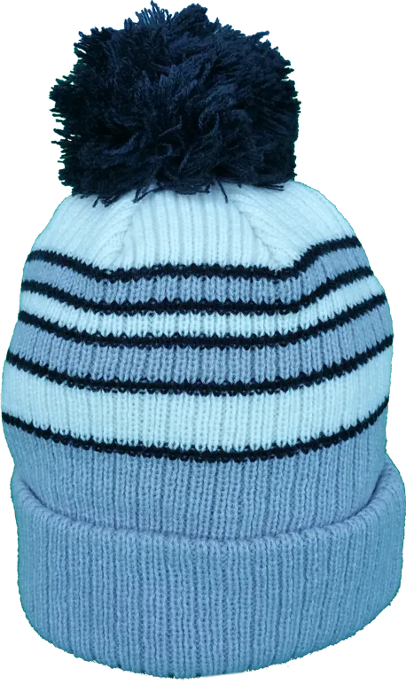 Los Angeles Kings Traditional Stripe Pom Toque