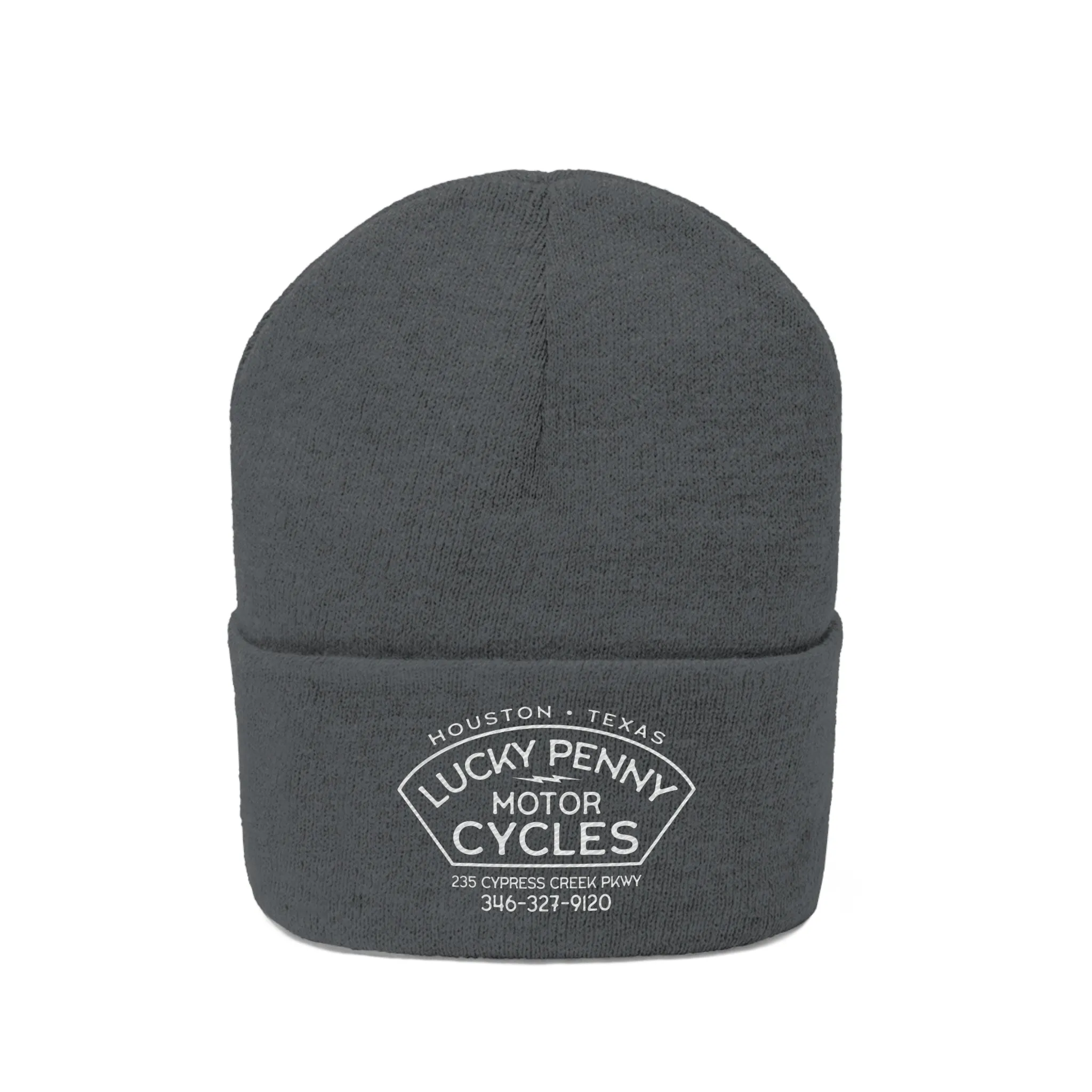 Lucky Penny Cycles Houston Knit Beanie